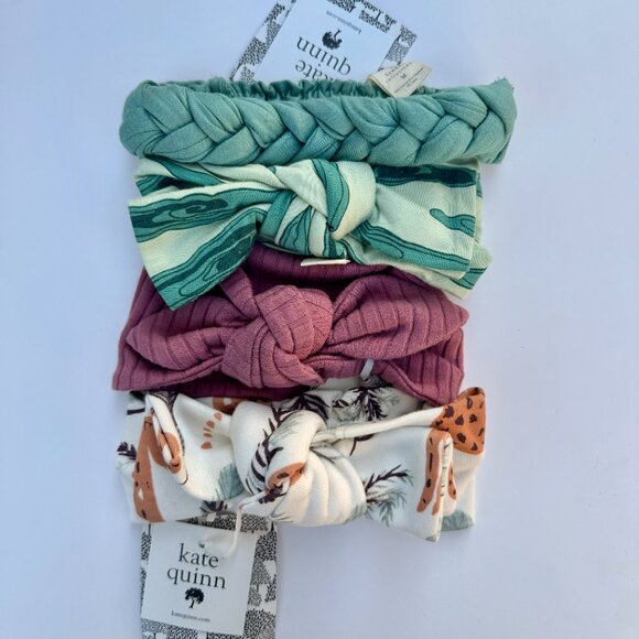 Kate Quinn Head Bow Set | Braided & Bow, 4-Pack | Multi-color | 6–12M (M) | NWT - Picture 7 of 7